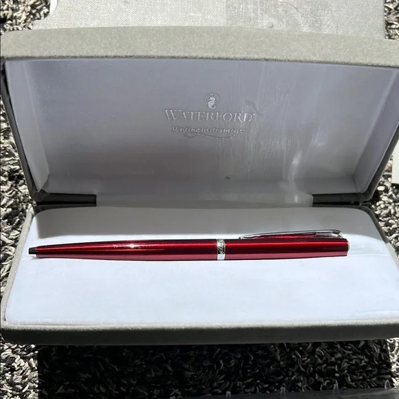 Waterford Red Pen with Case